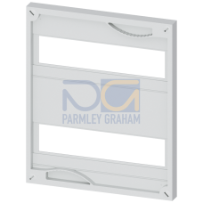 ALPHA 630 DIN, cover, height=300 mm, width=250 mm, cutout 2x 12 MW