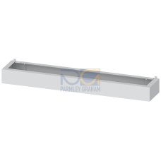 ALPHA, base, H: 100 mm, W: 1050 mm, D: 210 mm, RAL 7035