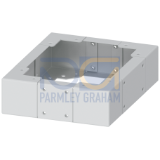 ALPHA, base, H: 100 mm, W: 300 mm, D: 400 mm, RAL 7035