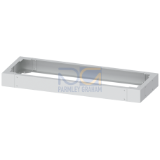 ALPHA, base, H: 100 mm, W: 1050 mm, D: 400 mm, RAL 7035