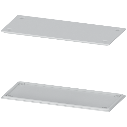 ALPHA 400/630 DIN dummy flange plate IP55 made of metal RAL 7035
