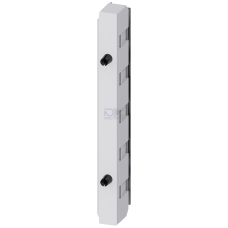ALPHA DIN busbar holder, 5-pole, center-to-center spacing 40 mm for mounting on stay