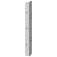 ALPHA DIN busbar holder, 5-pole, center-to-center spacing 60 mm for mounting on stay