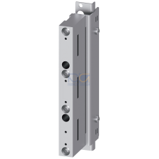 ALPHA 630 DIN busbar holder, 3-pole, busbar center-to-center spacing 60 mm