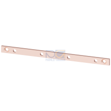 ALPHA CU distribution busbars, 630 A with press-fit nuts, 3-pole for NH00