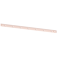 ALPHA CU distribution busbars, 630 A with press-fit nuts, 3-pole for NH00