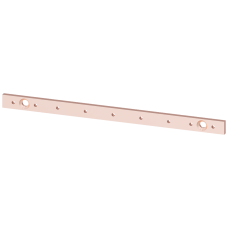 ALPHA CU distribution busbars, 630 A with press-fit nuts, 3-pole for NH1-3
