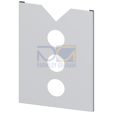 ALPHA DIN, circuit diagram pocket, DIN A3, made of sheet steel, 10 mm deep.
