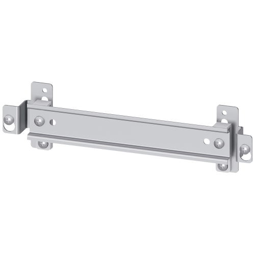 DIN rail assembly kit with DIN rail 7.5 mm high, mounting width B1, isolated and