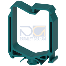 ALPHA 400/630 cable holder on DIN rail, minimum order quantity 200 units