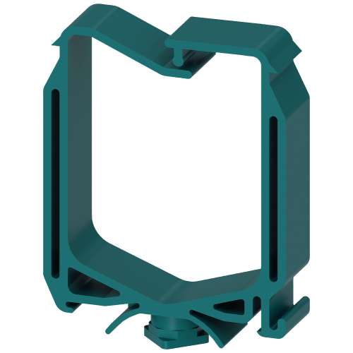 ALPHA 400/630 cable holder on DIN rail, minimum order quantity 200 units