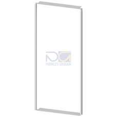 Cover frame for recessed stay installation H1800 W750 mm sheet steel