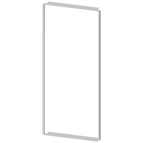 Cover frame for recessed stay installation H1800 W750 mm sheet steel