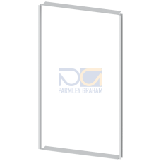 Cover frame for recessed stay installation H1800 W1000 mm sheet steel