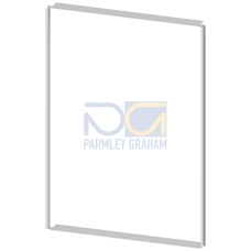 Cover frame for recessed stay installation H1800 W1250 mm sheet steel