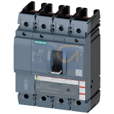 circuit breaker 3VA5 UL Frame 250 breaking capacity class H 65 kA @ 480 V 4-pole, line protection TM210,  FTFM, In=60 A overload protection, 100%-r...