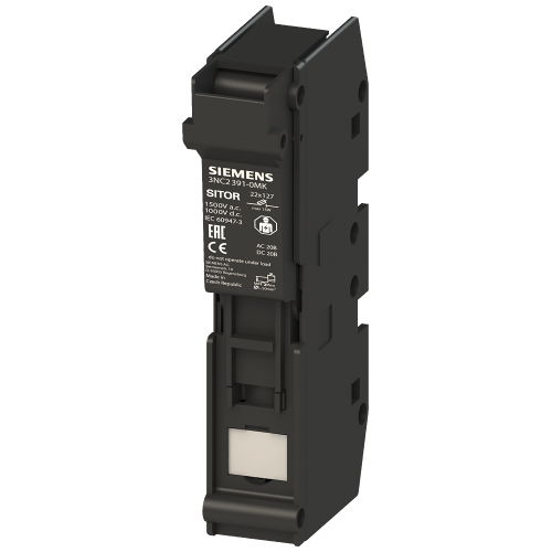 SITOR fuse holder 22x 127 63 A 1500 V AC/DC 1000 V 1-pole