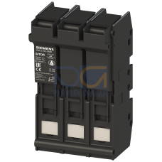 SITOR fuse holder 22x 127 63 A 1500 V AC/DC 1000 V 3-pole