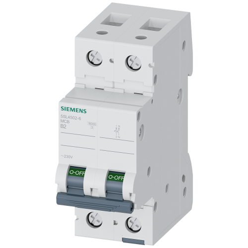 Miniature circuit breaker 230 V 10 kA, 1+N-pole, B, 2 A
