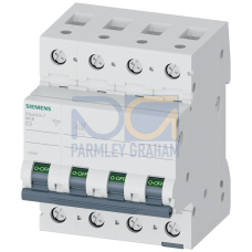Miniature circuit breaker 400 V 10 kA, 3+N-pole, C, 3 A