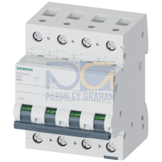 Miniature circuit breaker 400 V 10 kA, 3+N-pole, B, 40 A