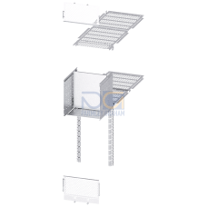 Sep. rear 1xACB, W:400mm, D:1200mm