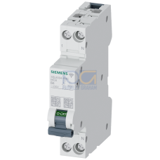 Miniature circuit breaker 5SL6 COM, measurement function, communication 230 V 6 kA, 1+N, B, 4 A