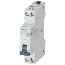 CIRCUIT BREAKER 230V 6KA, 1+N-POLE/1MW C13