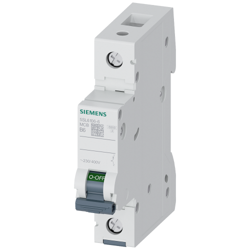 Miniature circuit breaker 230/400 V 6 kA, 1-pole, B, 6 A
