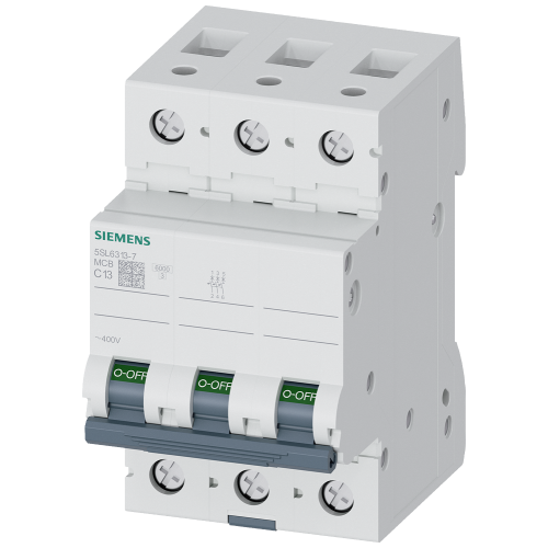 Miniature circuit breaker 400 V 6 kA, 3-pole, C, 13 A