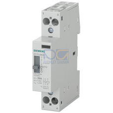 INSTA contactor 0/1 automatic with 2 NO contacts, contact for 230&nbsp;V, 400&nbsp;V AC 20&nbsp;A activation 230&nbsp;V AC