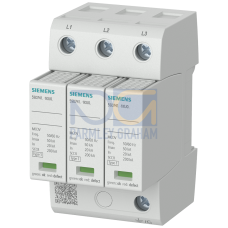 surge arrester UL, type 1 3-pole, 480Y/277V (wye) with remote signaling contact The device only has cULus certification and no CE marking