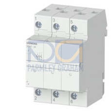 SENTRON, cylindrical fuse holder, 8x32 mm, 3-pole, In: 20 A, Un AC: 400 V, LED signal detector