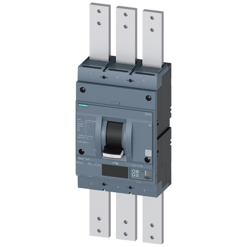 circuit breaker 3VA2 IEC Frame 1250 breaking capacity class M Icu=55 kA @ 415 V 3-pole line protection ETU860  LSIG In=1250 A overload protection I...
