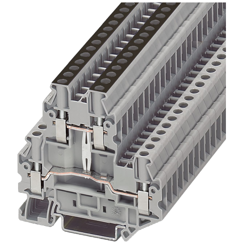 Two-tier terminal with screw connection, terminal size 4.0 mm2 terminal width 6.2 mm