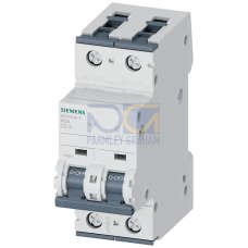 Miniature circuit breaker, 400 V, Icn: 10 kA, 2P, Icu: 35 kA, C-Char, In: 0.3 A