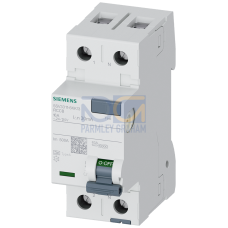 Residual current operated circuit breaker, 2-pole, type A, In: 16 A, 30 mA, Un AC: 24-125 V