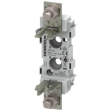 HRC fuse base plastic Sz. 00, 1-pole 160A 690V flat terminal