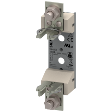 HRC fuse base ceramic Sz.00 1-pole 160A 690V (1000V) flat terminal