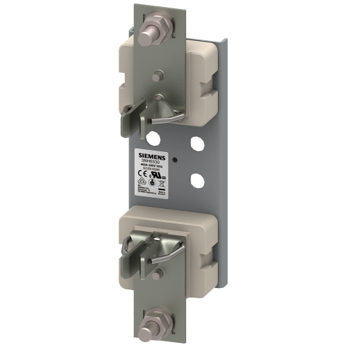 HRC fuse base ceramic Sz. 2 1-pole 400A 690V (1000V) flat terminal