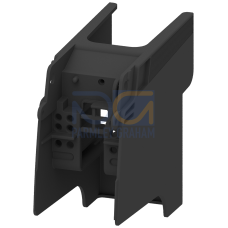 HRC Terminal cover for 1-pole HRC fuse base Sz. 00 universal