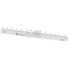 Pin busbar, 10 mm2, connection: 3P/N 7x MCB 2-pole finger-safe 14 MW