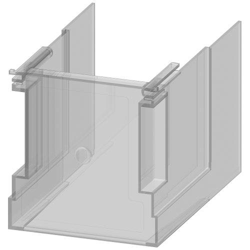 Accessories for in-line fuse switch disconnectors 3NJ41 shrouding cover in new design.