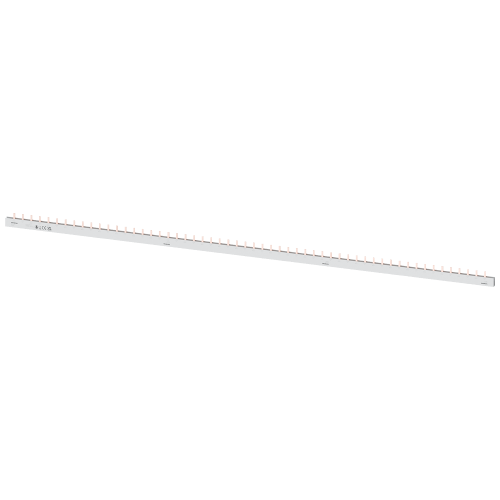 Pin busbar, finger-safe, 16 mm2 2-phase, 1016 mm long, can be cut