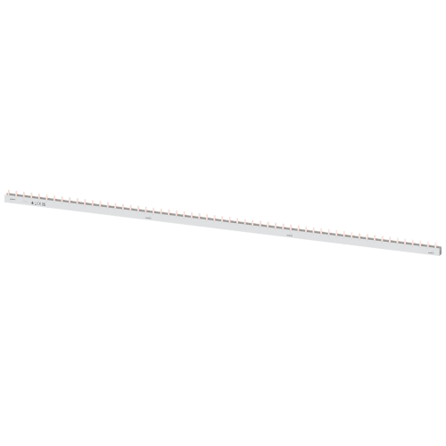 Pin busbar, finger-safe, 16 mm2 3-phase, 1016 mm long, can be cut