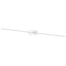 Pin busbar touch-safe, 16 mm2 1-phase+AUX 1016 mm long can be cut, without end caps