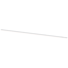 Pin busbar touch-safe, 10 mm2 1-phase, 1016 mm long can be cut, without end caps