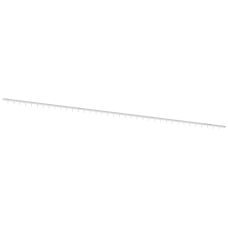 Pin busbar touch-safe, 10 mm2 1-phase+AUX 1016 mm long can be cut, without end caps