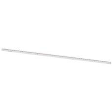 Pin busbar touch-safe, 10 mm2 3-phase, 1016 mm long can be cut, without end caps