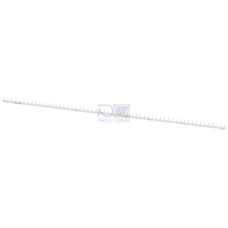 Pin busbar, 1-phase 10 mm2, 56 pins, Insulation gray can be cut, without end caps